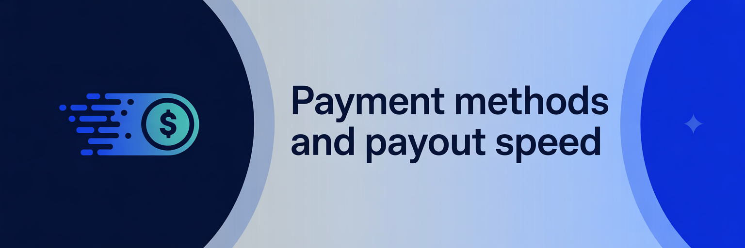 Payment Methods and Payout Speed